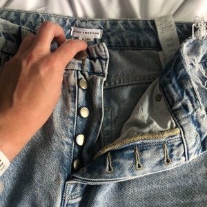 Good American Good Boy Straight Jeans - Size 8/29